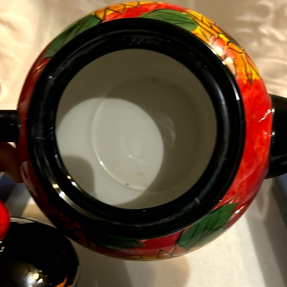 Bella Casa by Ganz A trio of sunflower heads, burnt orange background - Picture 3 of 5